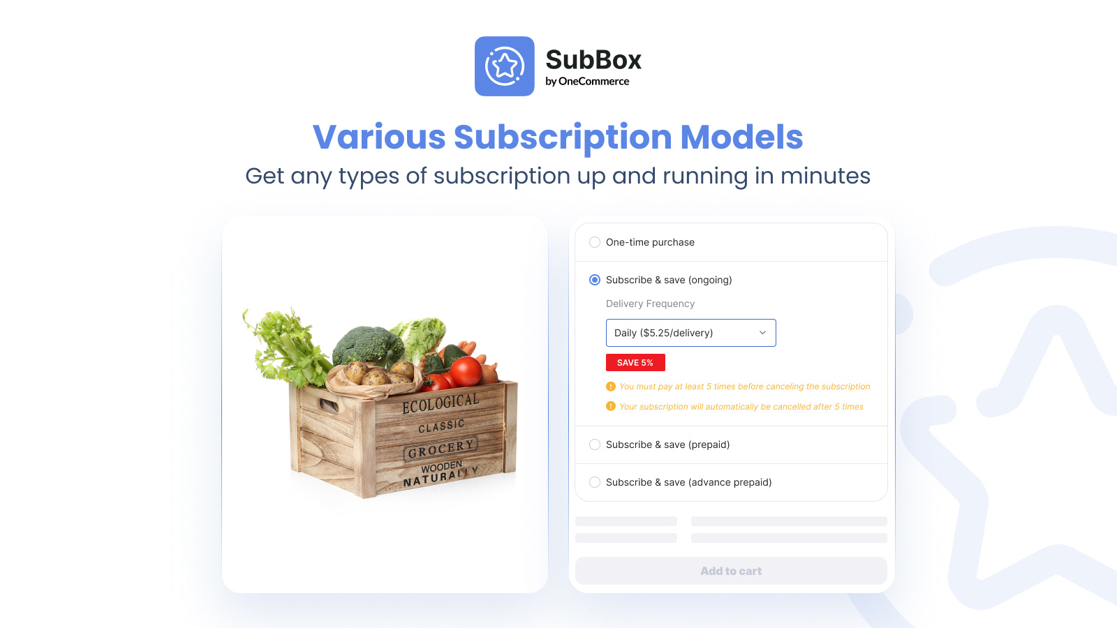 SubBox: Subscriptions