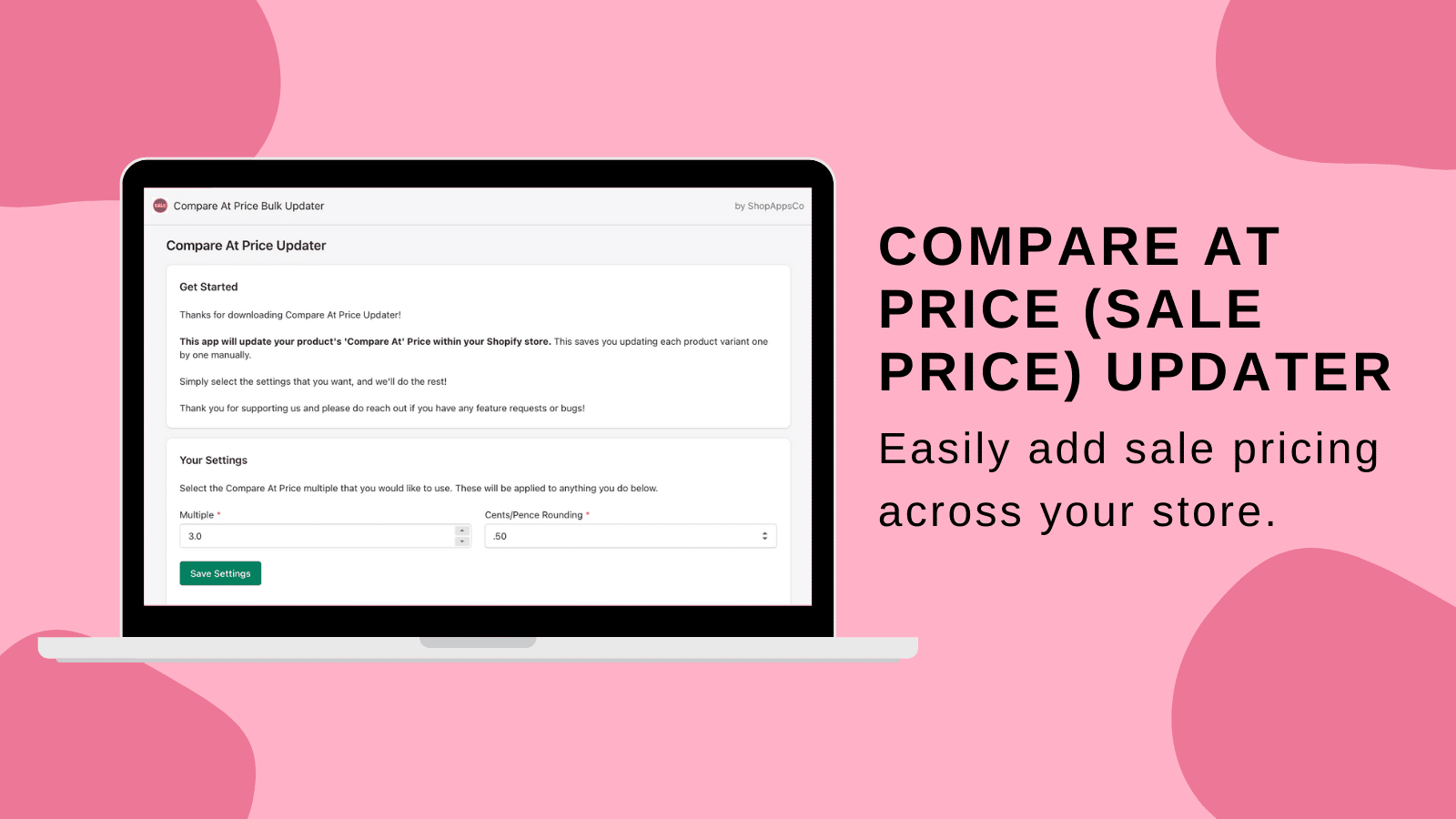 Bulk Compare Sale Price Editor