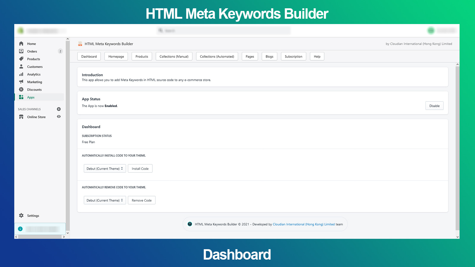 HTML Meta Keywords Builder EX
