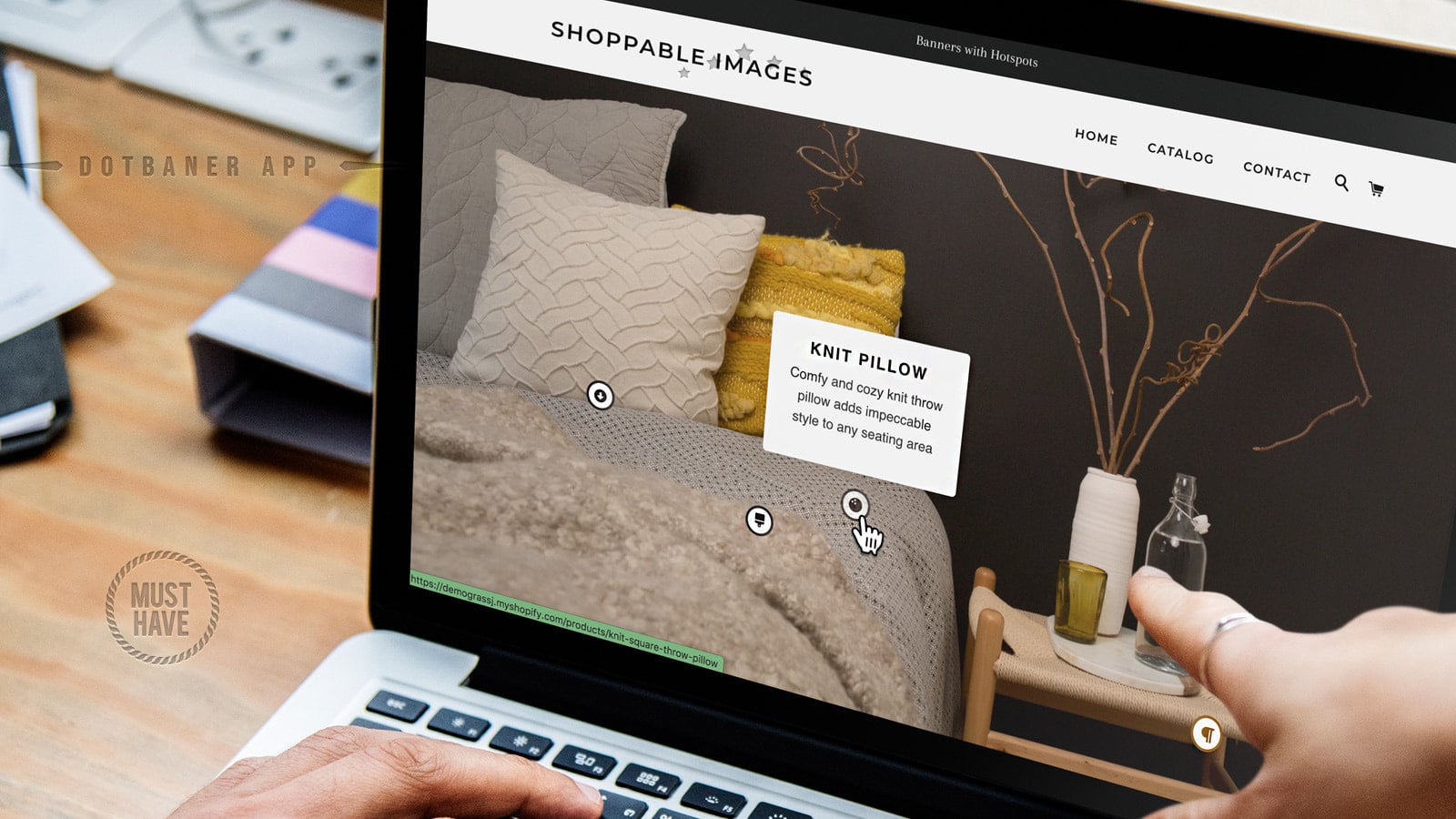Dot Banner: Shoppable Images