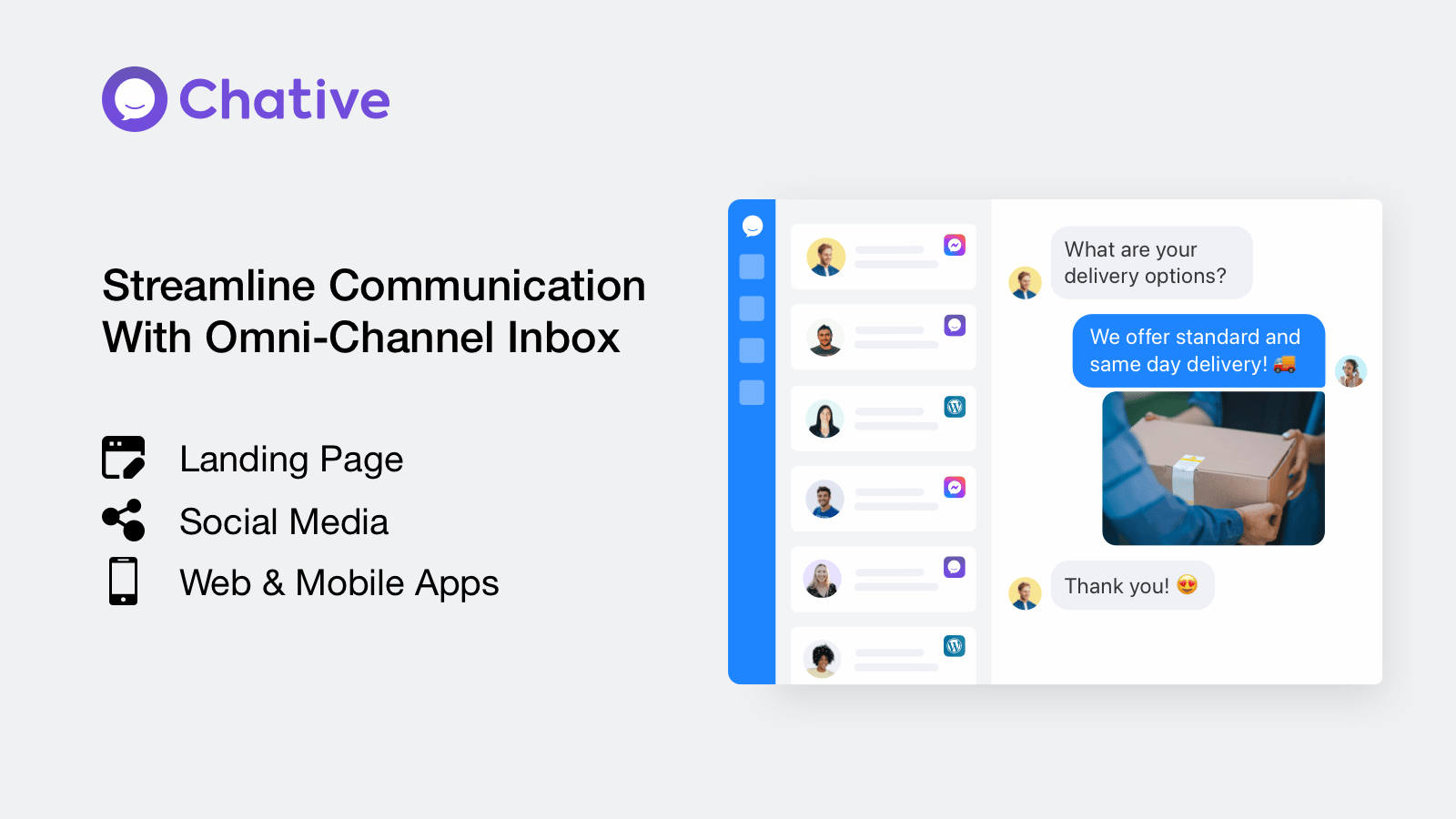 Chative ‑ Live chat & Chatbot