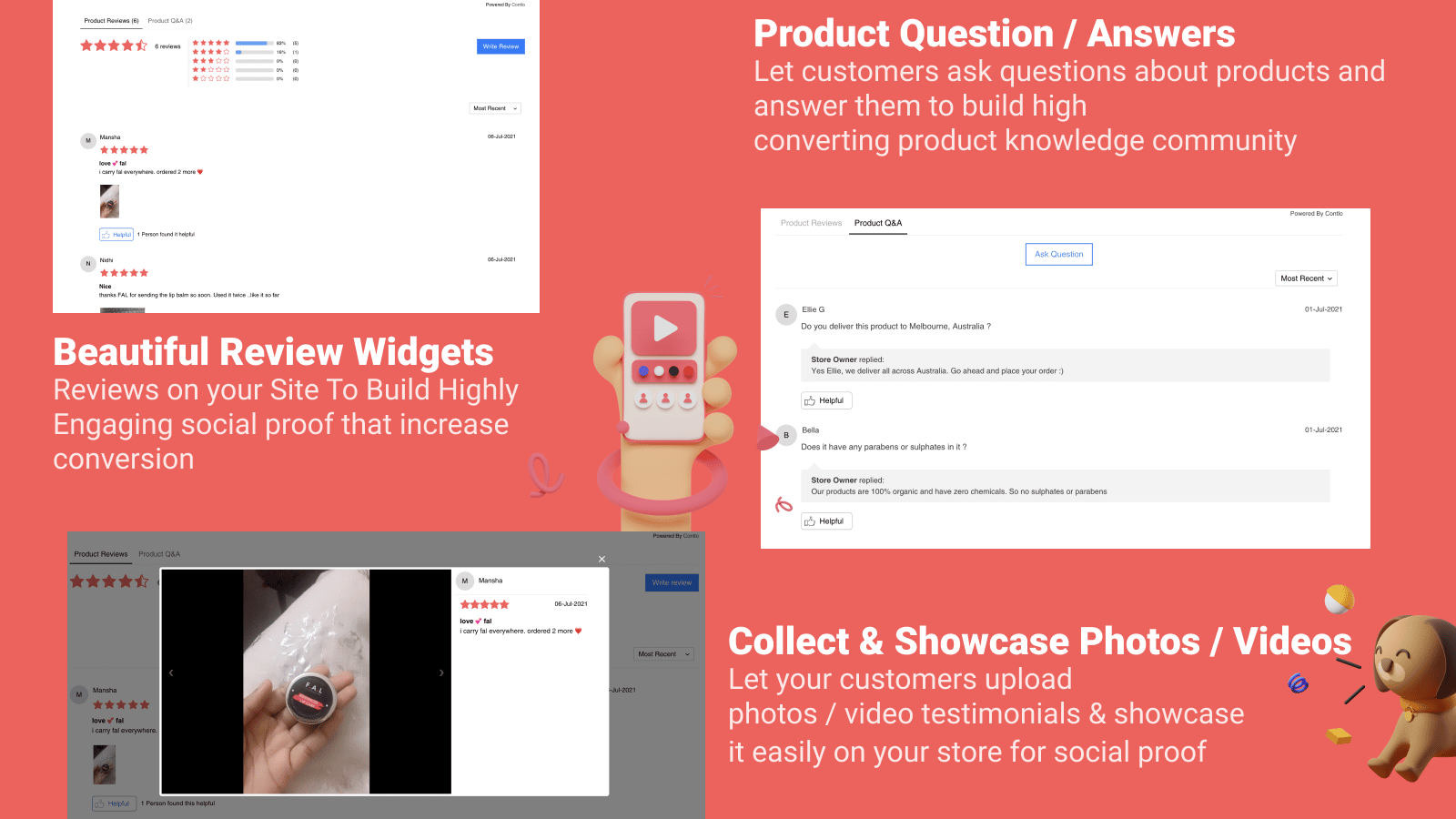 Contlo ‑ Product Reviews App