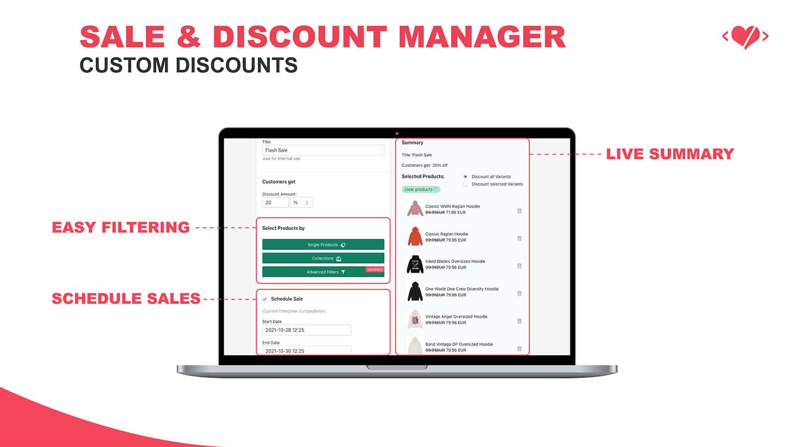 Sale & Discount Manager
