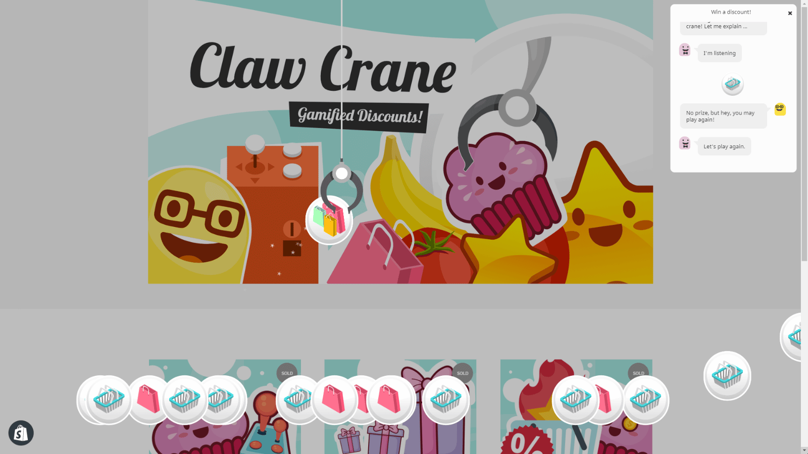 ClawCrane: Game & Email Popup