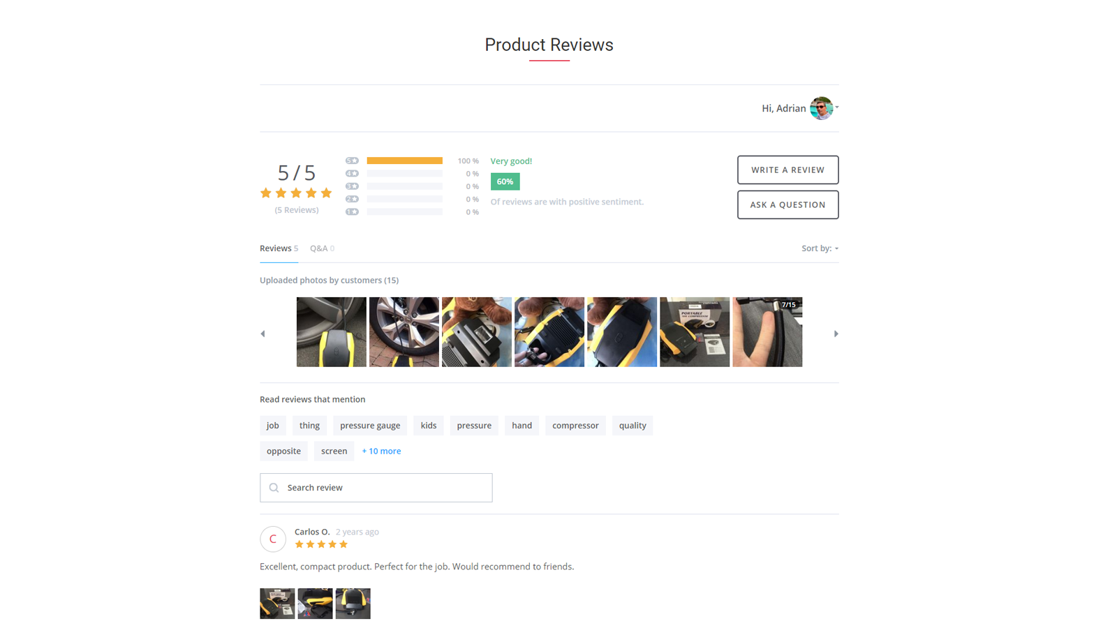 Product Reviews Ali Review App