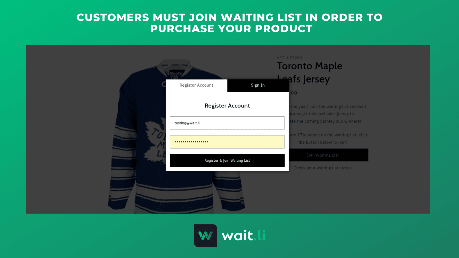 Product Waiting Lists