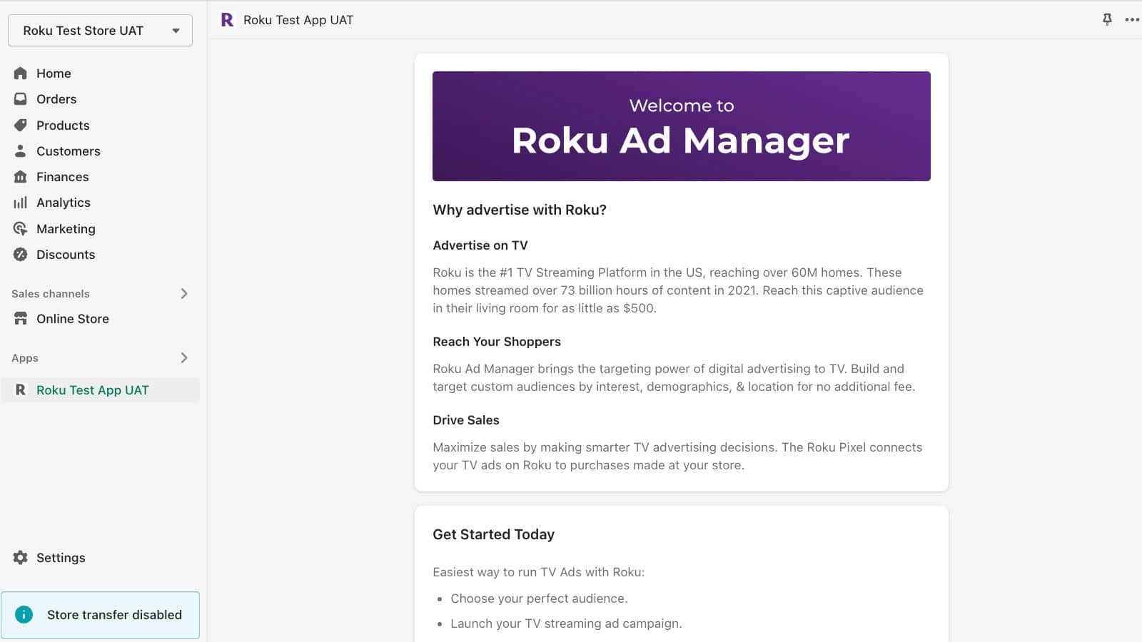 Roku Ad Manager