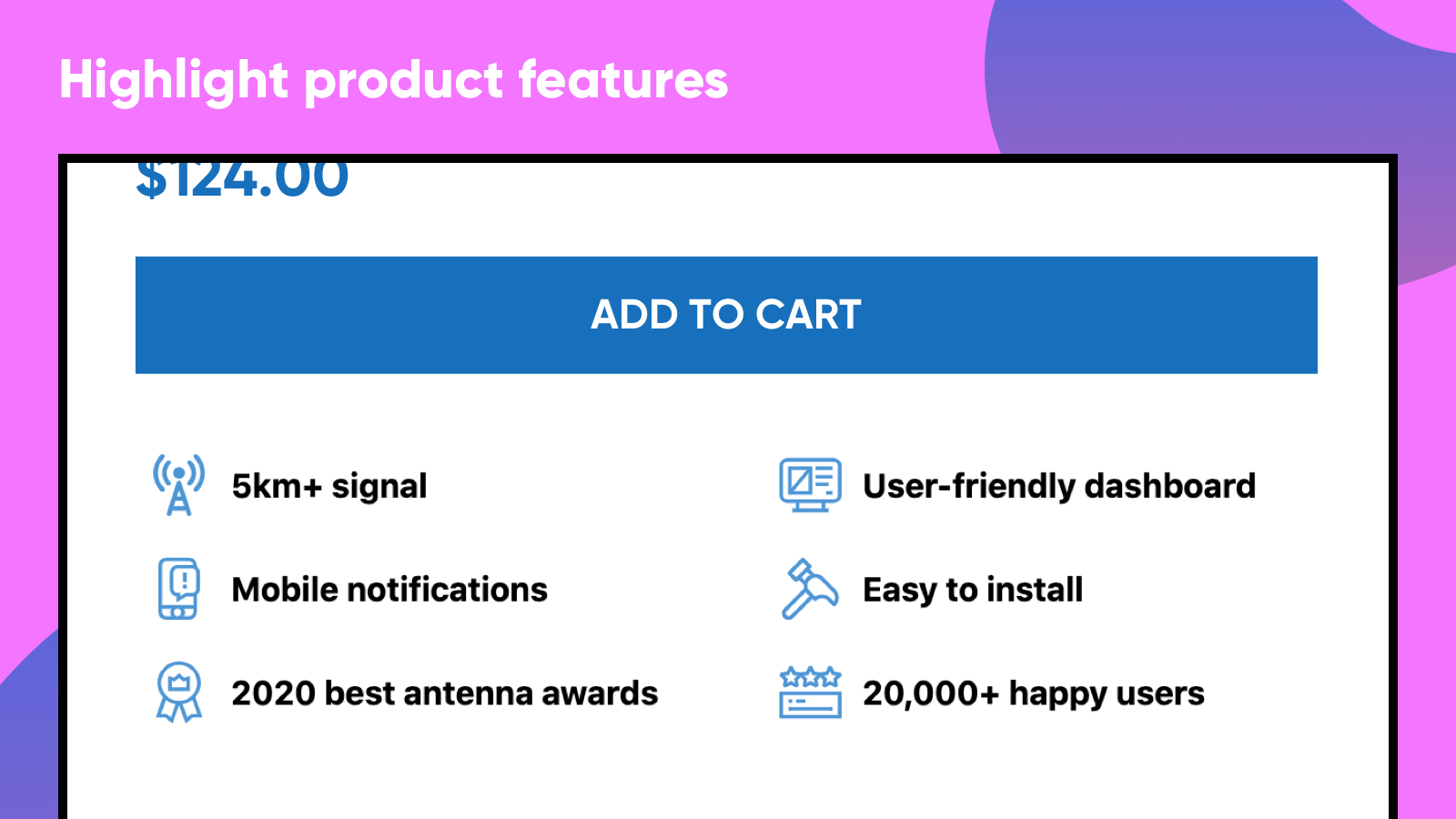 Guarantees & Features Icons