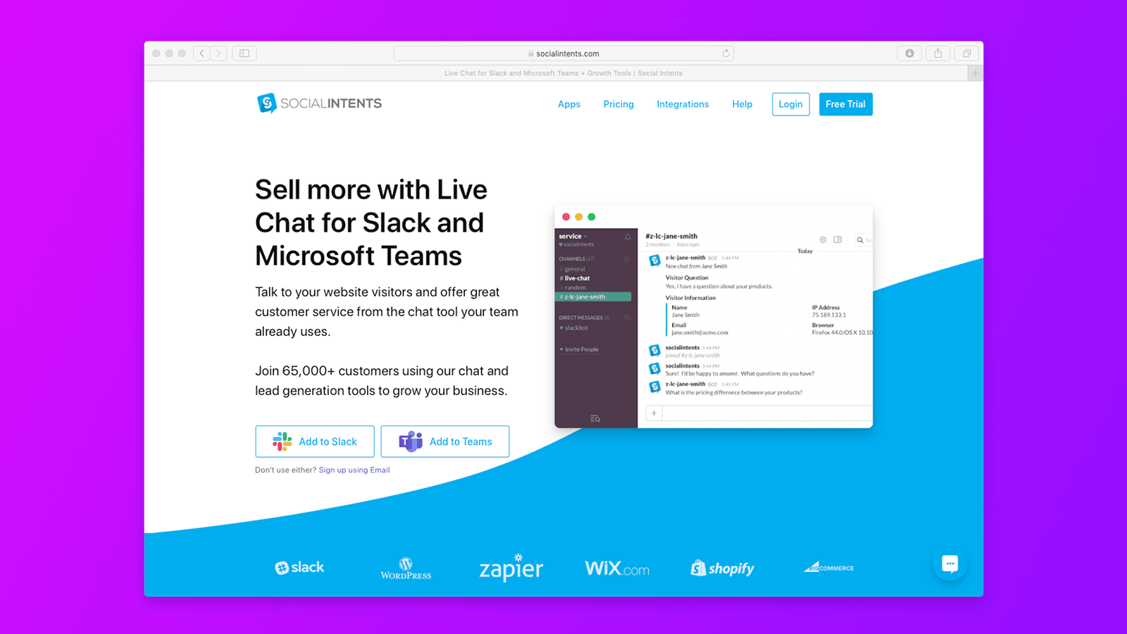 Live Chat for Teams