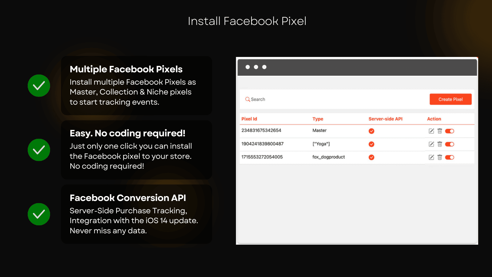 Simple Facebook Pixel Tracking