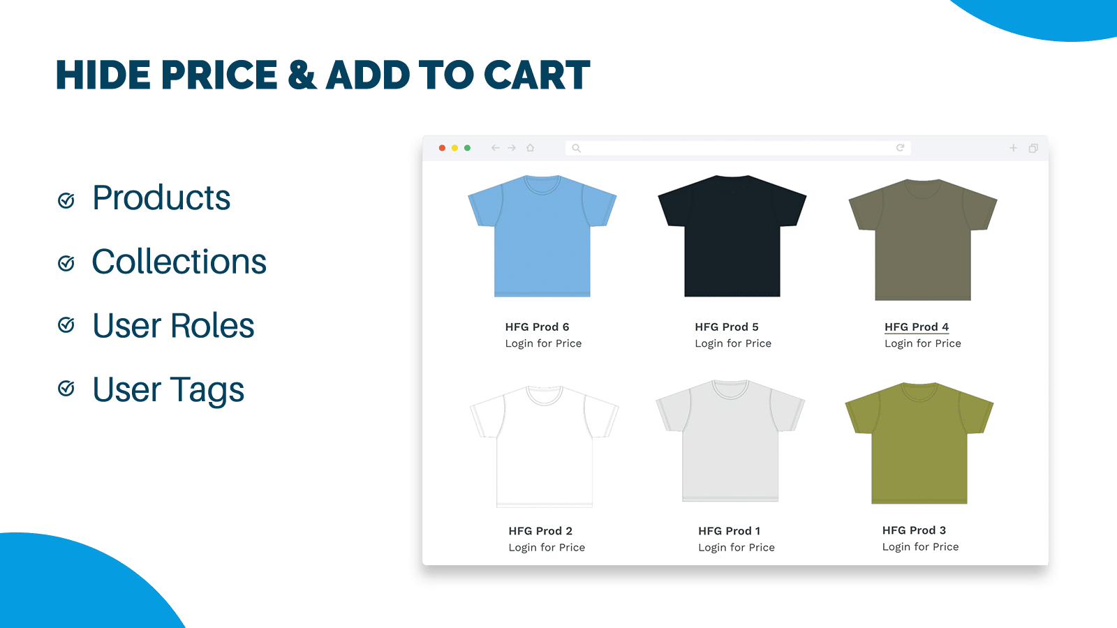 Hide Price & Add to Cart