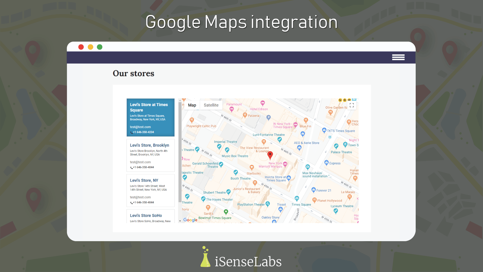 Store Locator & Map