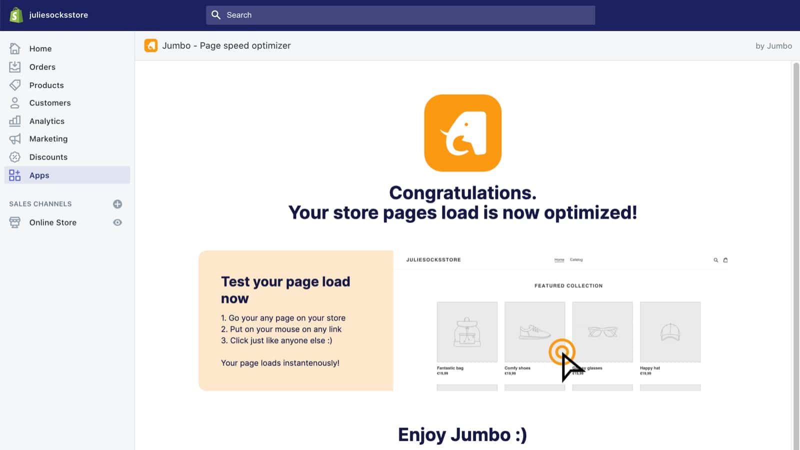 Jumbo ‑ Page speed optimizer