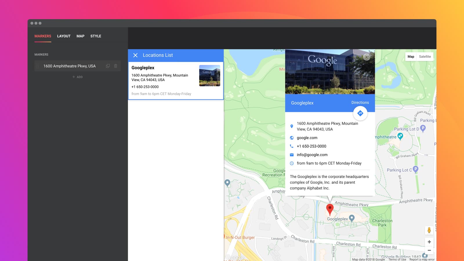 Google Maps ‑ Store Locator