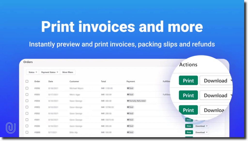 shopify invoice app