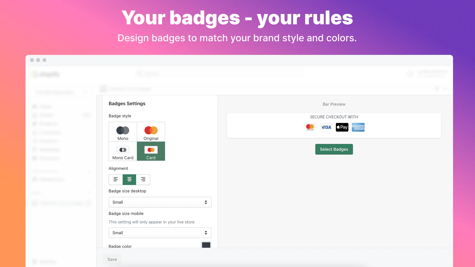 Trust Badges Bear Shopify App